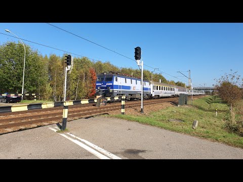EP09-005 + IC SIEMIRADZKI z Przemyśla do Poznania, w okolicy ul. Załęskiej w Rzeszowie 14.10.2019