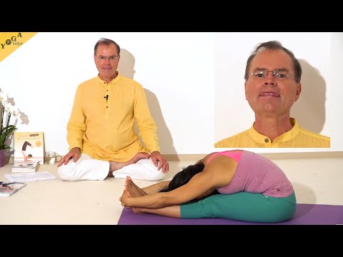 Vorwärtsbeuge mit Sitkari Pranayama - Yoga Asana Lexikon