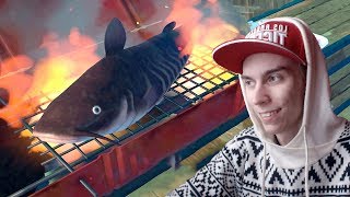 RAFT #4 - ДЕЛИКАТЕС АКУЛА НА ГРИЛЕ!! Выживание на плоту океане!