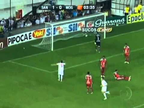Santos 3 x 1 Mogi Mirim - Gols - Campeonato Paulista 2011