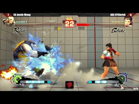 NorCal Regionals 11: SFIV EG Justin Wong Vs. AGE ChrisG - Top 8 Losers