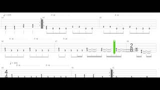 Material World Paranoia Tab by Kreator + Guitar only + Guitar tab