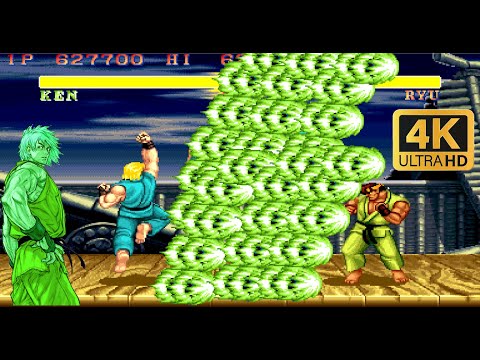 ケン完全勝利🔥ALL PERFECT！| SF2 Super Green Arcade Hard | 4K 60FPS #Ken #SF2 #AllPerfect #Super