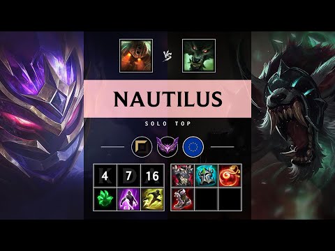 Nautilus Top vs Warwick - EUW Master Patch 25.20