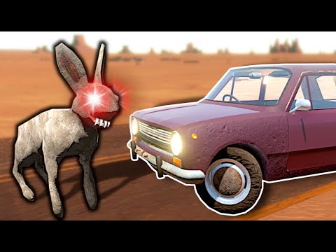 ZOMBIE RABBITS IN THE DESERT! - The Long Drive Gameplay