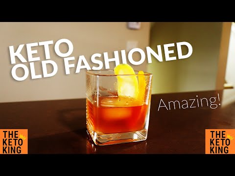 AMAZING Keto Old Fashioned | Keto Friendly Alcohol Drinks | Keto Alcohol | Keto Friendly Alcohol