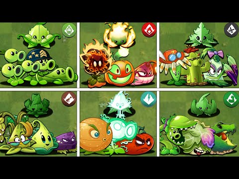PVZ 2 - 6 Best Family Plants BattleZ! - Team Plants vs Team Plants.
