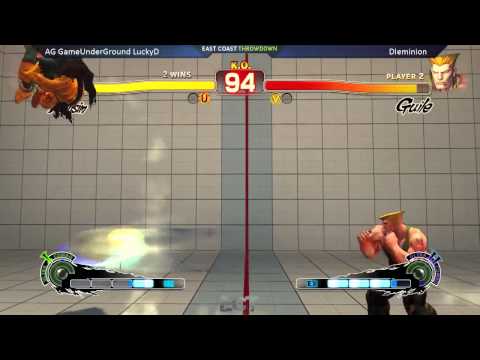 USF4 Top 8 @ ECT 2015 - LuckyD (Dhalsim) vs Dieminion (Guile) [720p/60fps]