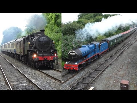 No. 4 & 85 on 'The Boyne' & 'Steam Enterprise' railtours (24-7-2016)