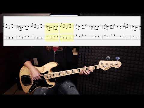 Michael Jackson - Billie Jean (bass cover with tabs in video)