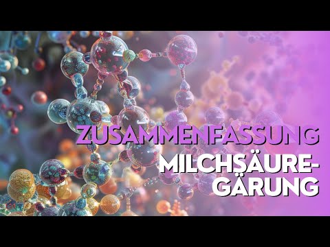 Lactic acid fermentation simply explained: Pyruvate, oxygen & ethanol | Formula reaction equation...