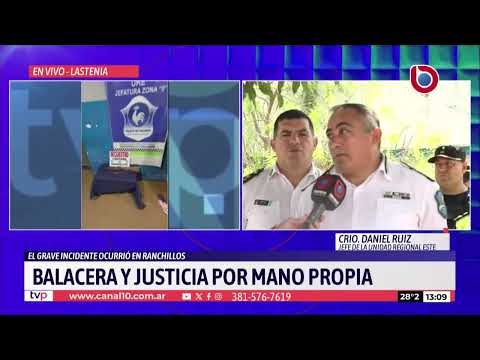Balacera y justicia por mano propia en Ranchillos