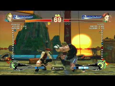 pikagoma (Abel) vs Lynetto (Cammy) -  SSF4 Arcade Edition Xbox Live Ranked Match