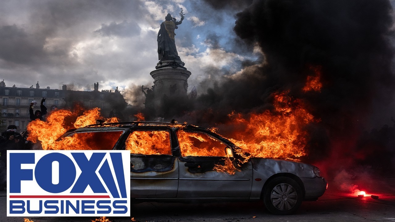 Violent protests SPREAD across France