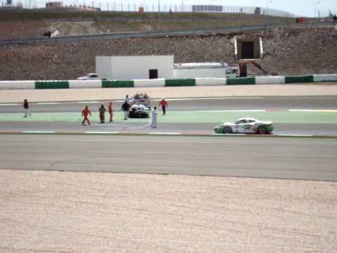 Thumbnail for Crash at Ferrari Challenge Trofeo Pirelli & Coppa Shell - Race 2 - Algarve - 12 April, Sunday 2009 by Ferrari, Ferrari Challenge