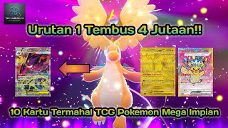 10 Kartu Termahal TCG Pokemon Mega Impian, kartu Termahal tembus 4 Jutaan!!
