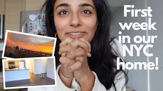 First Week in Our NYC Apartment 🥹 | Organizing, Blizzard & Becoming a YouTube Partner