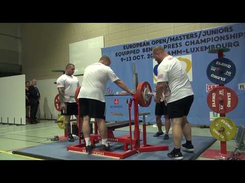 European Equipped Bench Press - Men Open   -105kg .. 120+kg