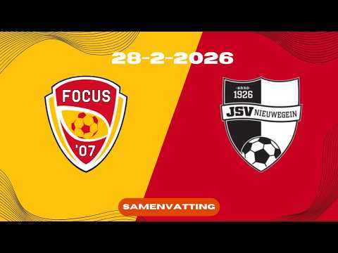 Zware Omstandigheden kunnen Focus niet Stoppen! | Focus'07 1 - JSV Nieuwegein 1 | Samenvatting