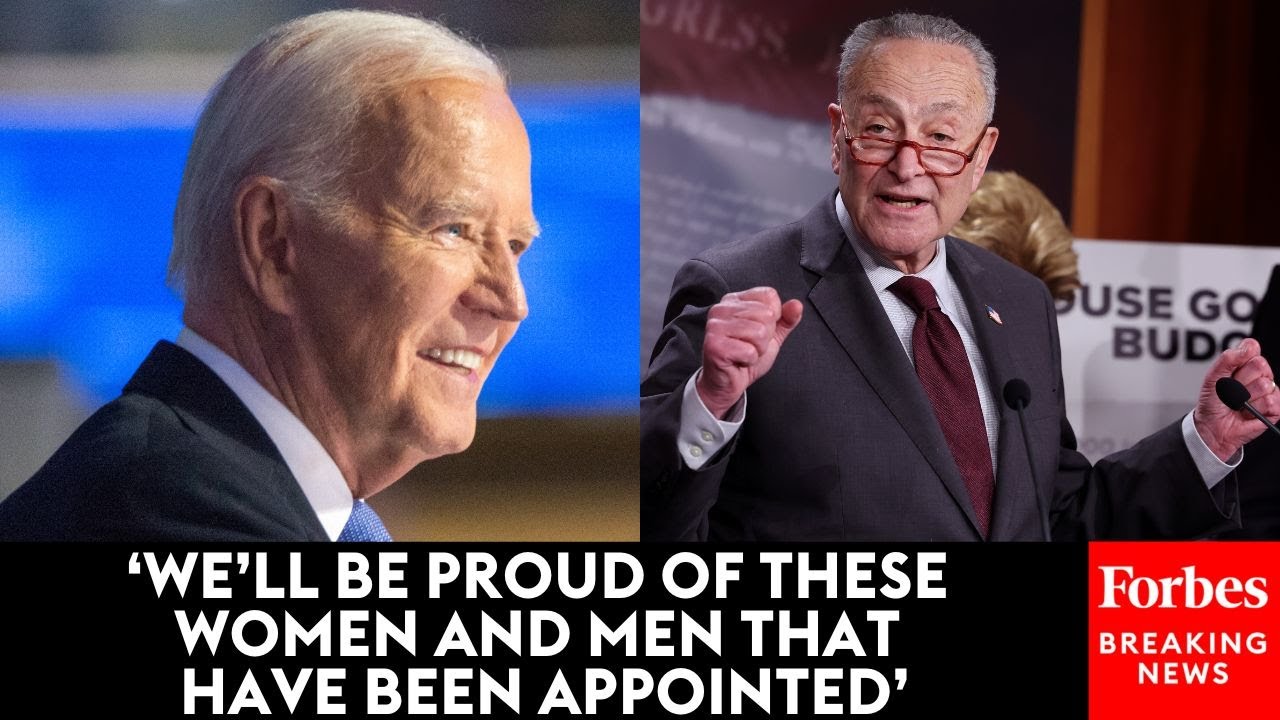 JUST IN: President Biden, Chuck Schumer, And Dick Durbin Celebrate Their 235 Judicial Confirmations