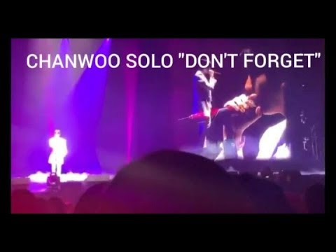 IKON CHANWOO Solo Stage "DON'T FORGET" At IKON KEMiSTRY 2019