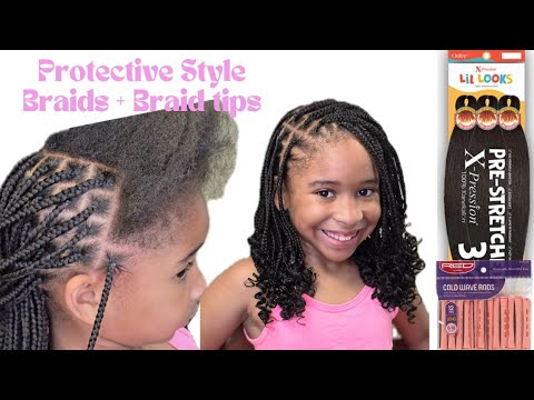 Kid Friendly Knotless Braids | Protective Style braids