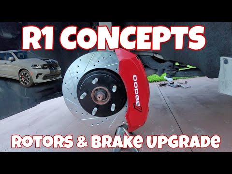 Durango R1 Concepts rotors and brake pads upgrade | CCI Auto Caliper Covers |Installation & Review