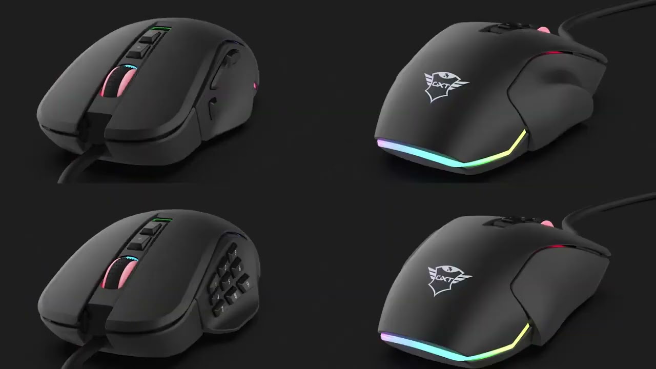 Ігрова миша Trust GXT 970 MORFIX CUSTOMISABLE (Black) 23764_TRUST video preview