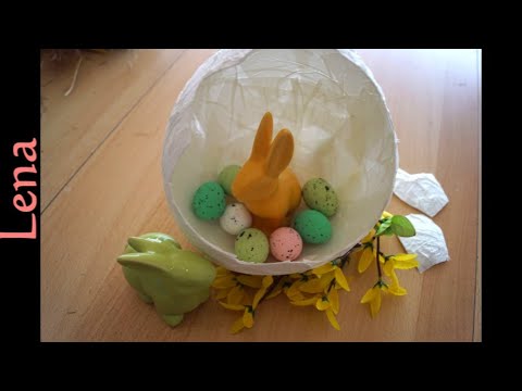 𝗞𝗿𝗲𝗮𝘁𝗶v𝗲 𝗧𝗶𝗽𝗽𝘀 v𝗼𝗻 𝗟𝗲𝗻𝗮 - DIY Osternest aus Toilettenpapier - Easter nest made of toilet paper