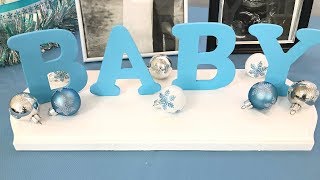 Baby shower DIY decor - BABY BOY