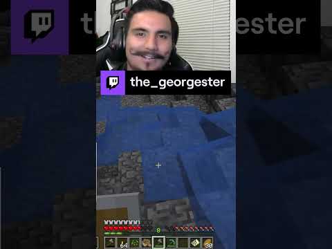 Minecraft Chaos: Georgester's Cliffhanger Leap!