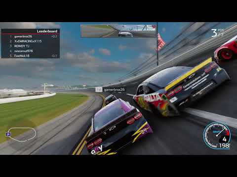 NASCAR HEAT 4 TALLADEGA ONLINE RACE