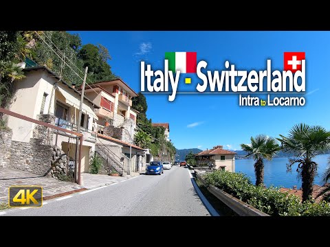Driving from Intra, Italy 🇮🇹 to Locarno, Switzerland 🇨🇭 along the Lago Maggiore