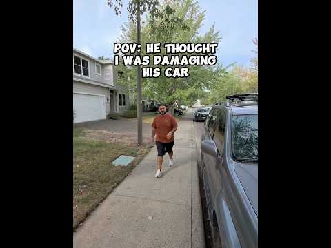 POV: He thought I was damaging his car #automobile #headlights