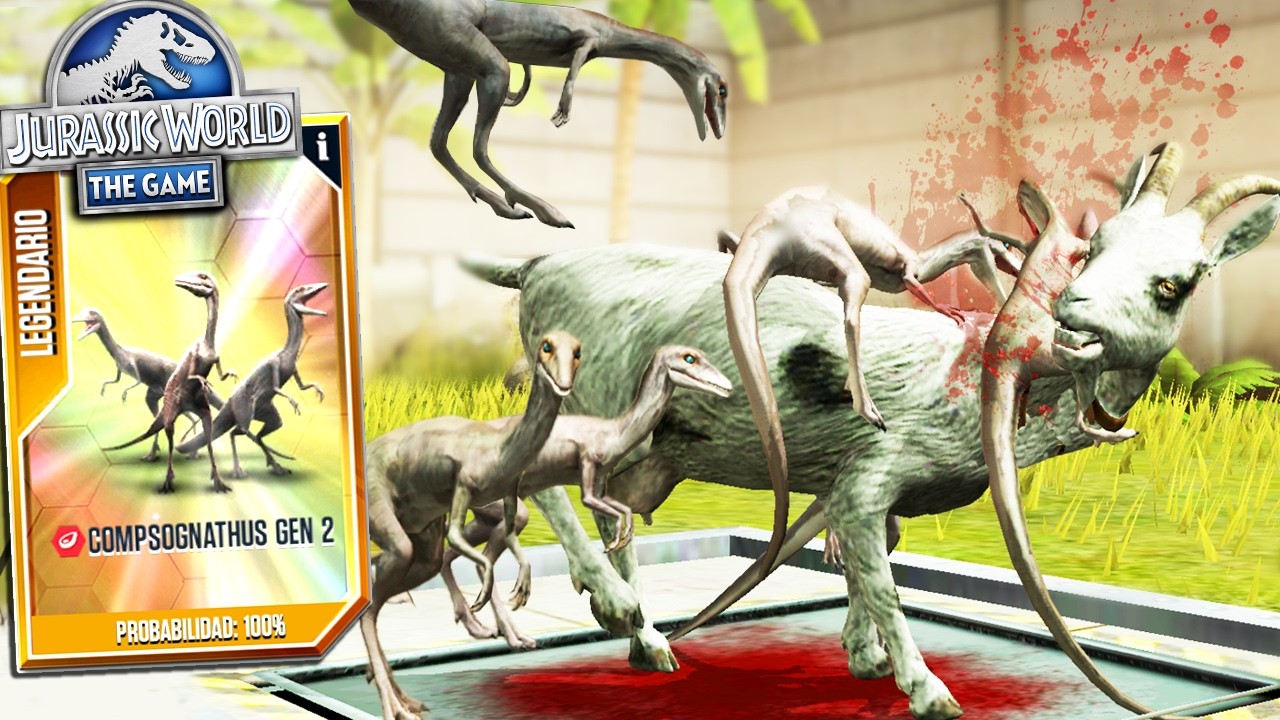 CONSIGUE a los NUEVOS COMPSOGNATHUS GEN 2 Jurassic World El Juego