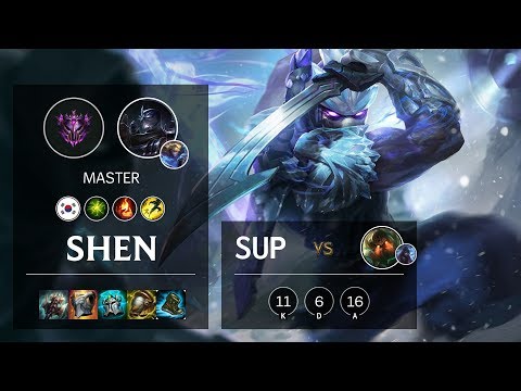 Shen Support vs Nautilus - KR Master Patch 10.6