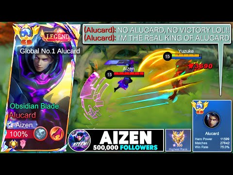 I Met 27,000 Matches Top 1 Global Real Alucard GOD!!👑(A Scary Pro Opponent - Who Win?🏆)