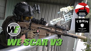 WE SCAR GBB V3系統改版 配件搭配 | 槍膛位移狀況解決方案 | Red Sea Trading SCAR H 一體式上槍身套件 #airsoft #生存遊戲