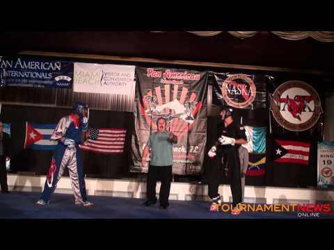 Richard Avery Plowden vs Chance Turner WKF Challenge Semi Finals at Pan American Internationals 2012
