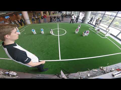 RoboCup 2019, Sydney: Nao-Team HTWK vs. NomadZ - 1st Half [Field D]