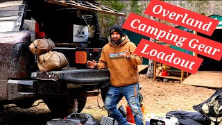 Overland Truck Camping Gear Loadout For 7 Day Trip