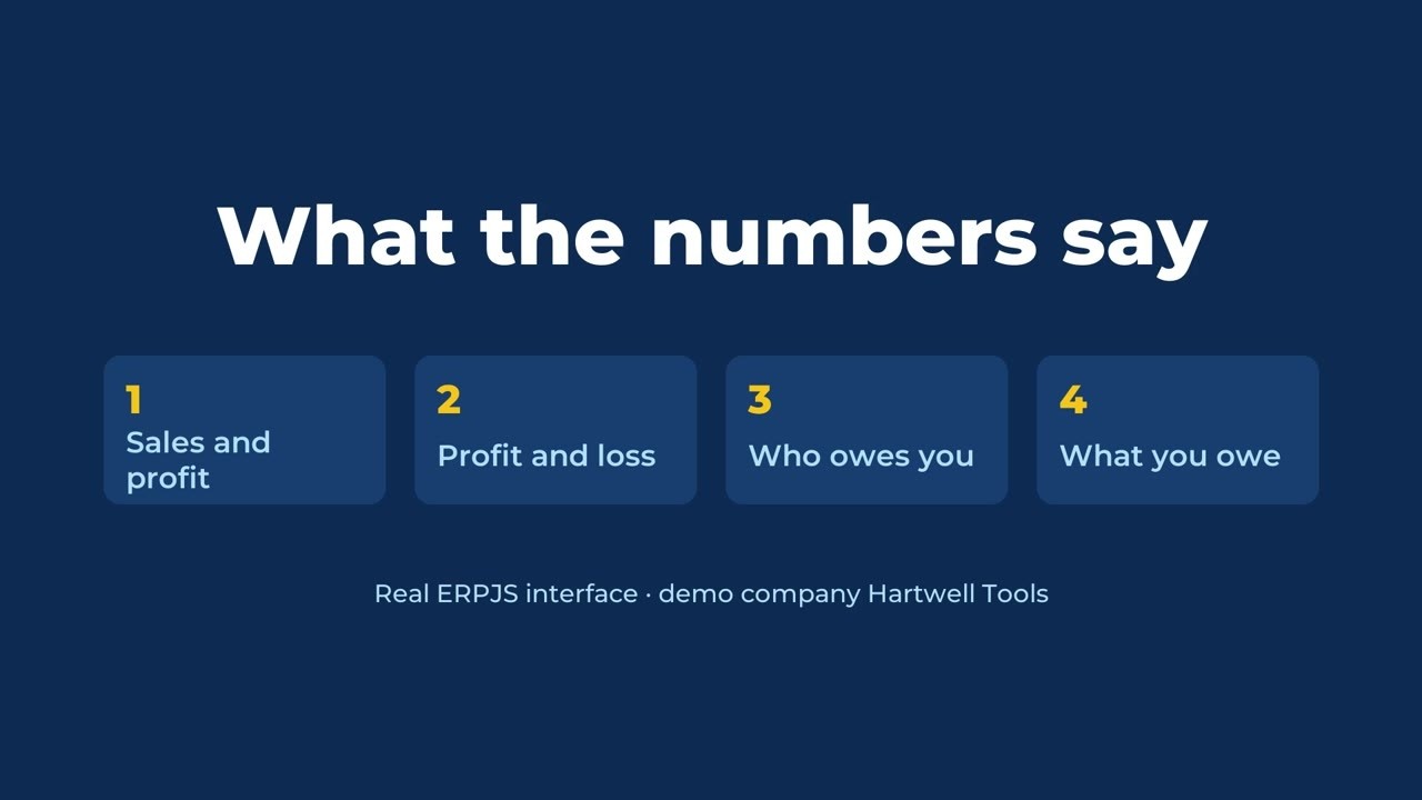 Reports in ERPJS step by step