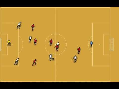 otwarcie gry  przy kryciu przeciwnika w strefie wysokiej w kategorii Orlik