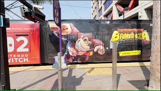Donkey Kong Bananza Trolley in San Diego, California