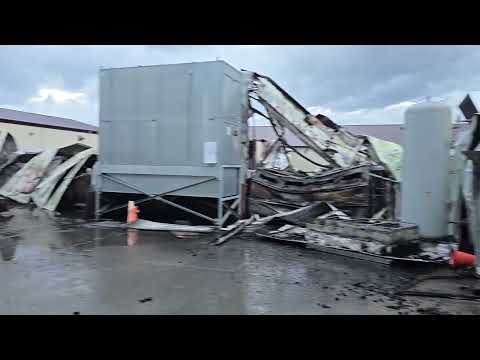 Fire at LJ Gascho Furniture Company