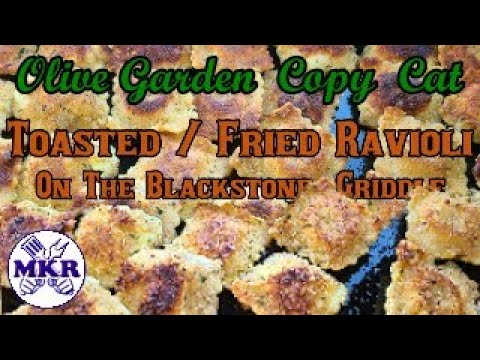Toasted or Fried Ravioli Olive Garden Copy Cat | On The Blackstone Griddle | Man Kitchen Recipes