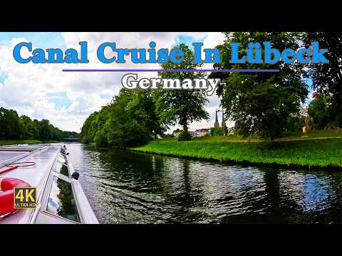Lübeck In Germany | Great Boat Trip In A Great City In 4K | Canal Cruise | Hanseatic And UNESCO City
