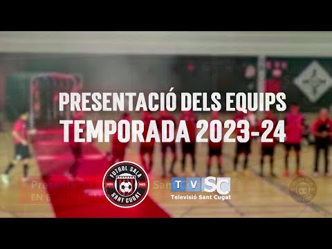 Presentació dels equips del Futbol Sala Sant Cugat Temporada 2023-2024