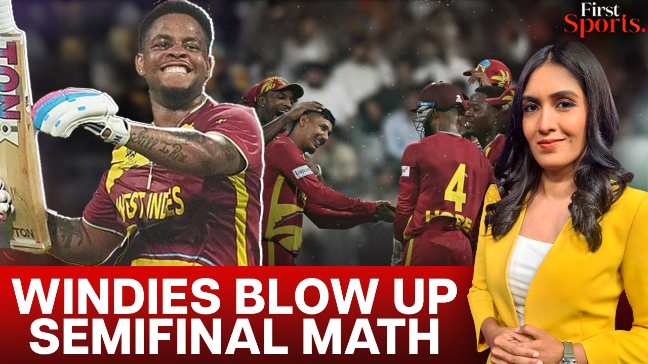T20 WC: West Indies Flip India's Chances, Semifinal Hopes Take Hit | First Sports With Rupha Ramani