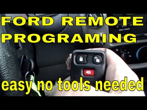 FORD RANGER How to program keyless entry remote control, RKE transmitter key fob